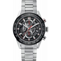 Tag Heuer Carrera Skeleton Black Dial Men's Watch CAR201V-BA0714